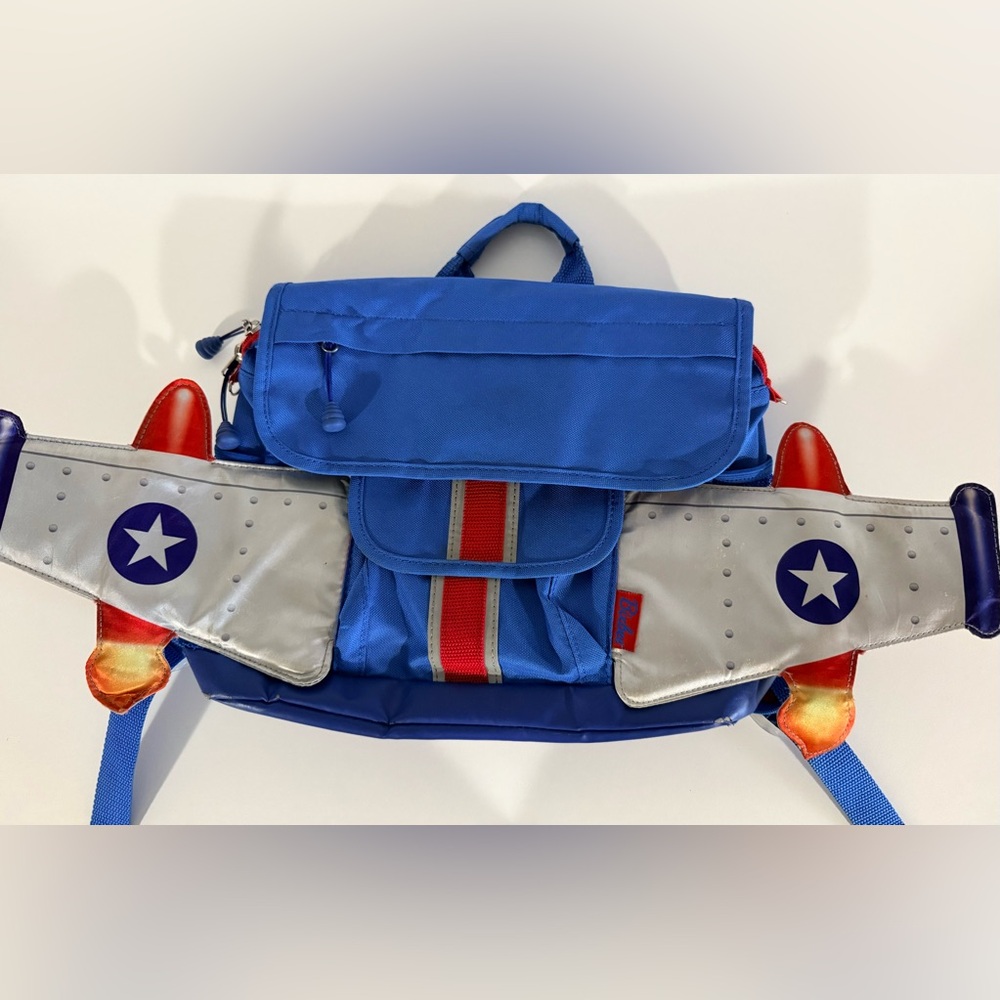 Blue Rocket Backpack for Kids